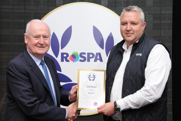 Bayanix receives RoSPA Gold Award for Health & Safety achievements
