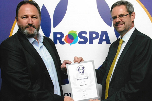 Bayanix Ltd handed RoSPA Silver Award for Health & Safety practices